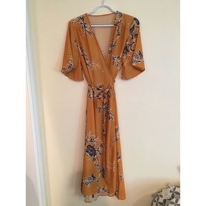 Kimono Style Wrap Around Dress